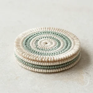 Meadow Thread Macrame Coasters