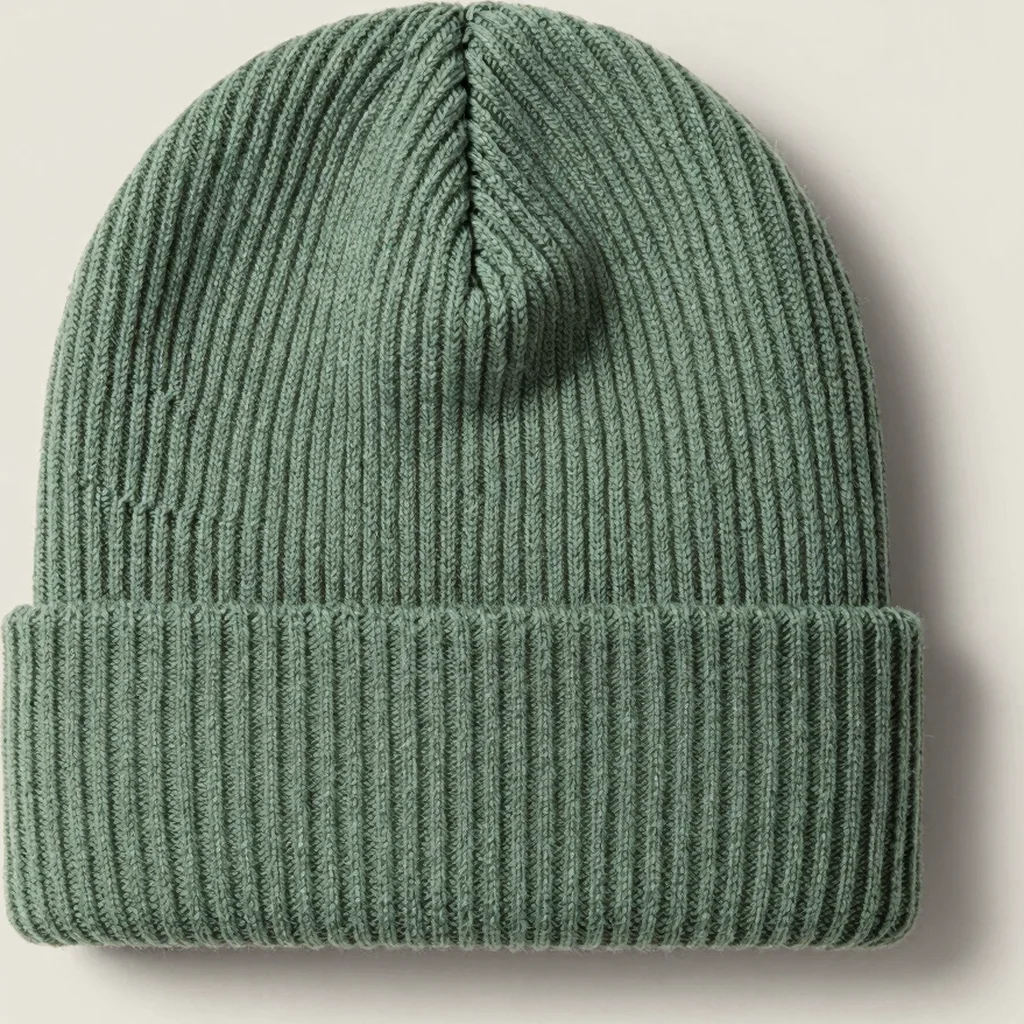 Whisper Wool Ribbed Beanie